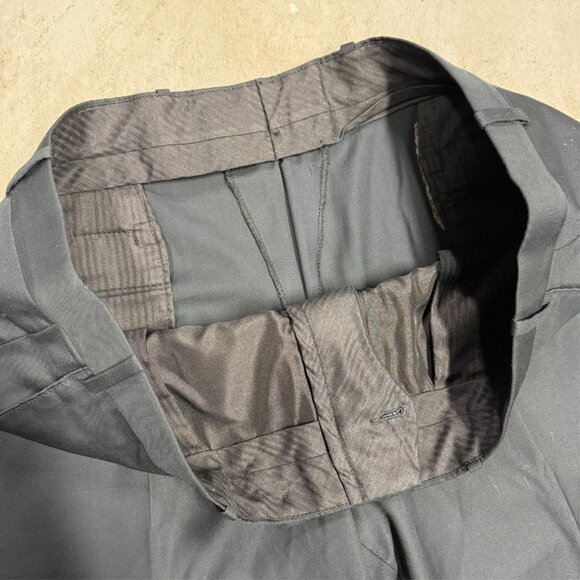 Mens Navy Blue Dress Pants Wool Trousers 40x33 - Picture 3 of 7